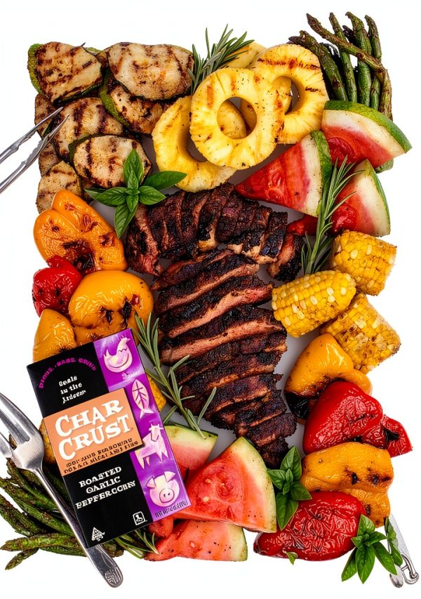 Char Crust Dry Rub Seasoning – Original Hickory Grilled and Roasted Garlic Peppercorn, Holiday Cooking Pack, 4 oz (Pack of 2)-1