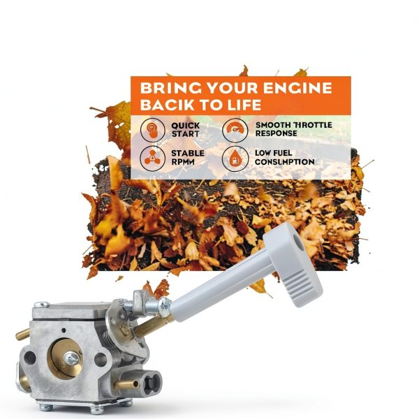 Hipa BP42 Carburetor for Ryobi RY08420 RY08420A RY42WB RY42BPEMC Backpack Leaf Blower 308054093 900777005 308054079 Carb-3